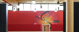 School music wall design