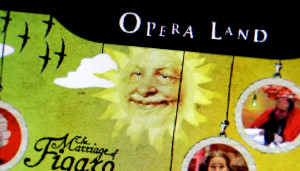 Glyndebourne Operaland Website for young people showing detail of collage on home page