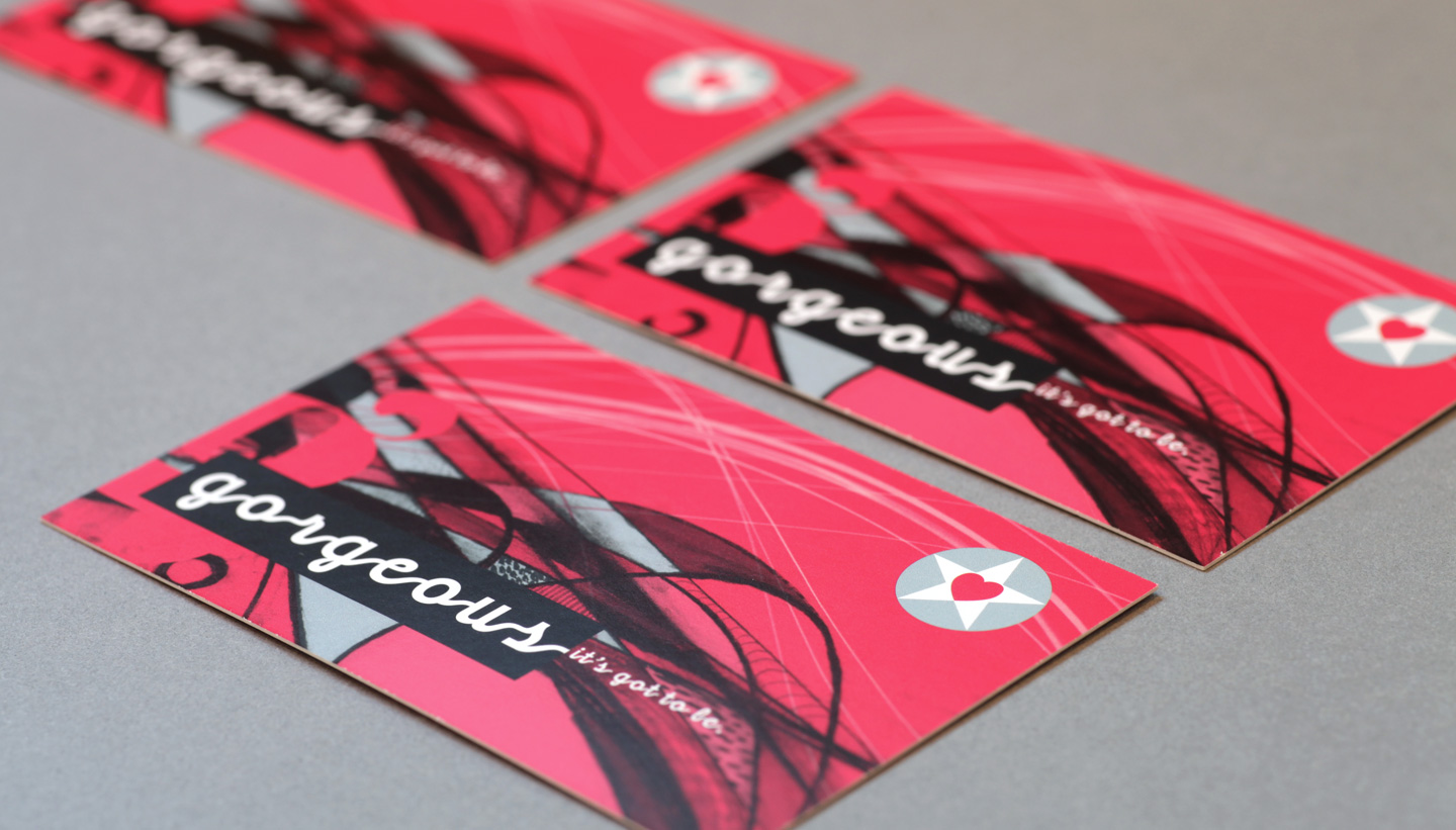 business card designs - Gorgeous PR