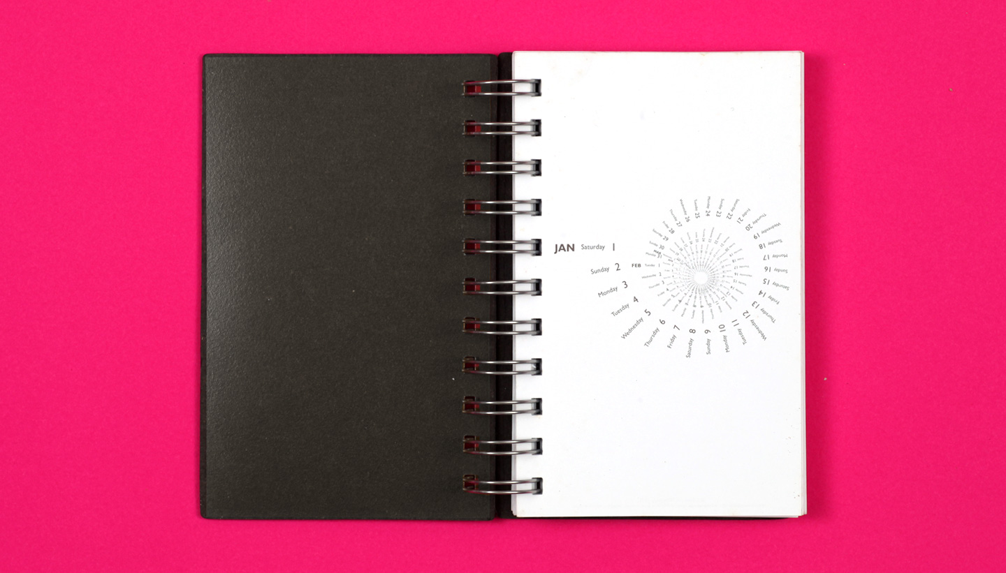 Sphere Millennium stationery diary year to view in a spiral