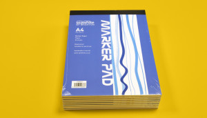 Stack of Seawhite sketchbooks marker pads
