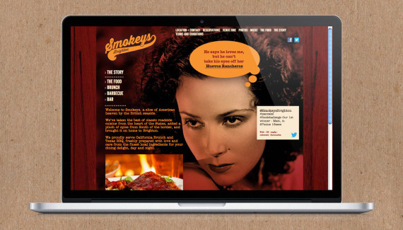 smokeys restaurant website homepage