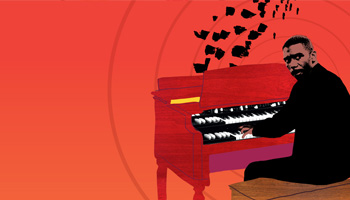 Wall Graphics Denbigh Music thumbnail featuring Jimmy Smith on Hammond Organ