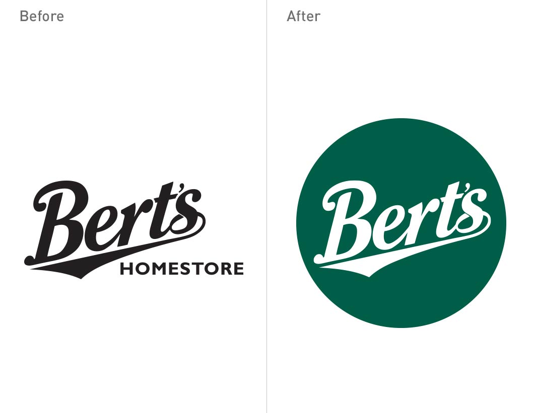 Berts - logo design - Toop