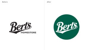 Berts - logo design - Toop