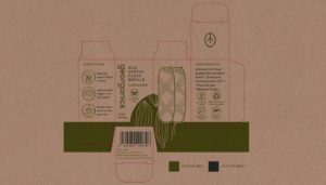 Georganics zero waste packaging Floss box visual Toop Studio