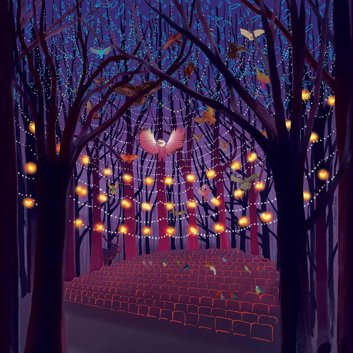 Grange Park Opera illustration 2021 season hero image- Shadric Toop