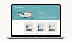 Georganics Website - Graphic Design - Toop Studio