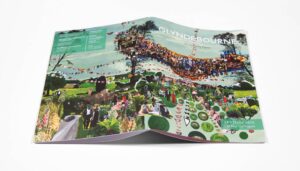 Glyndebourne Festival Illustration 2019 - brochure cover showing surrealist painted collage artwork by Shadric Toop - Toop Sudio