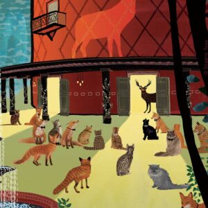 Grange Park Opera Illustrations - Cats and Foxes detail - Shadric Toop