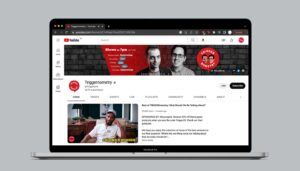 Triggernometry - Youtube channel - website banner design - Toop Studio