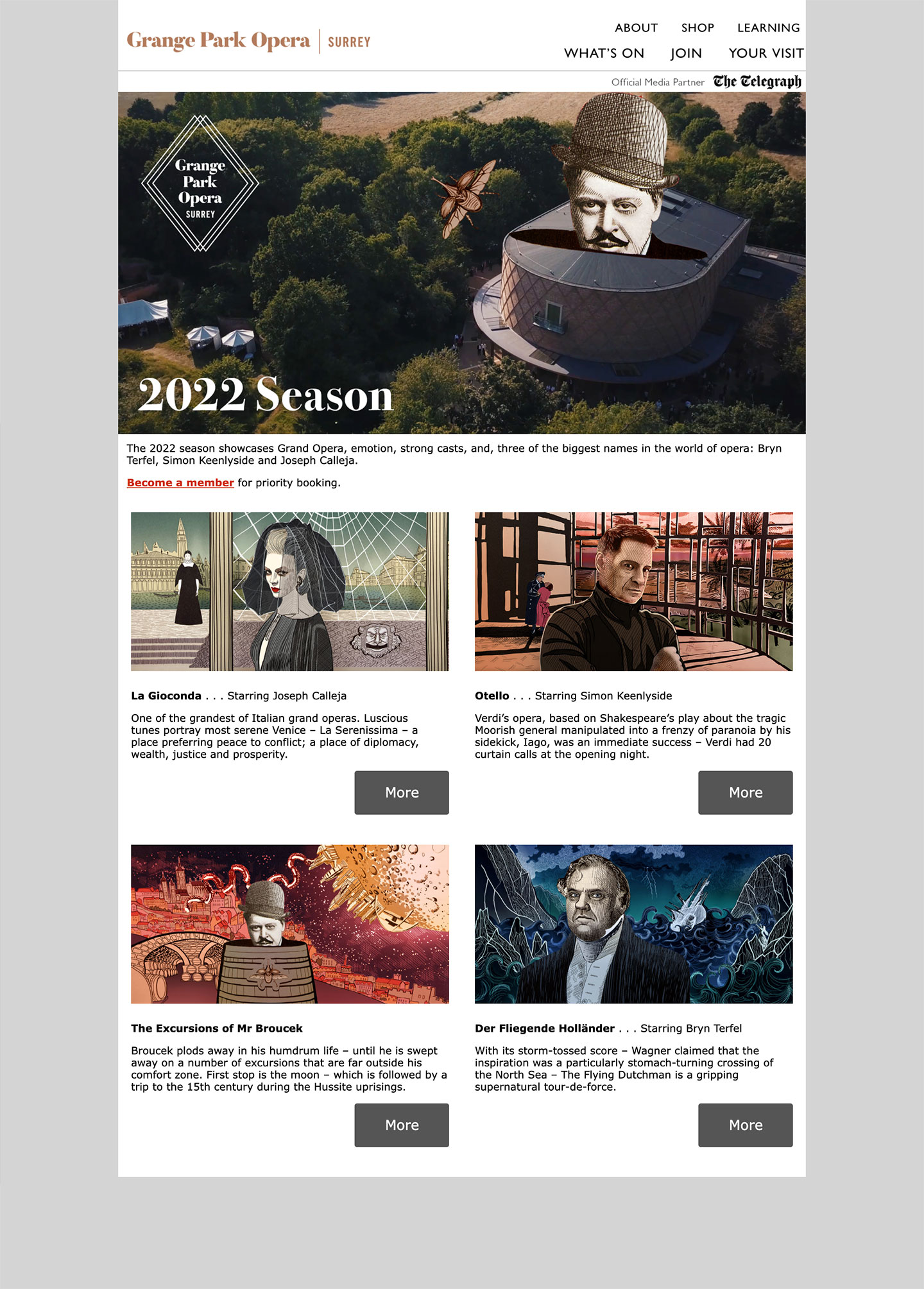 Grange Park Opera - 2022 Season - Illustrations in use - Shadric Toop