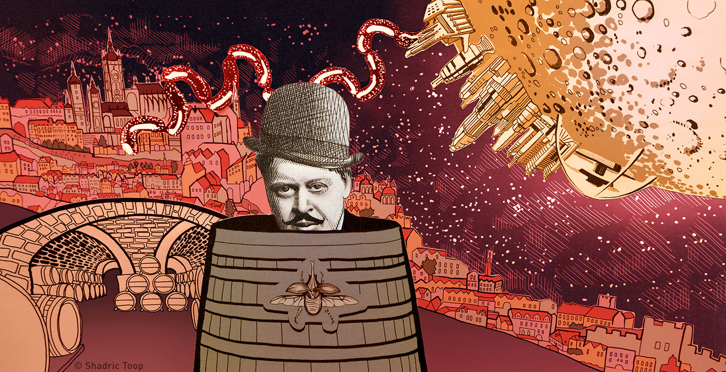 The Excursions of Mr. Brouček to the Moon and to the 15th Century - Grange Park Opera Illustration - 2022 Season - Shadric Toop