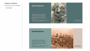 Shadows of Empire - Colour Palette Examples 2 - Preston Manor - Brighton & Hove Museums - Toop Studio