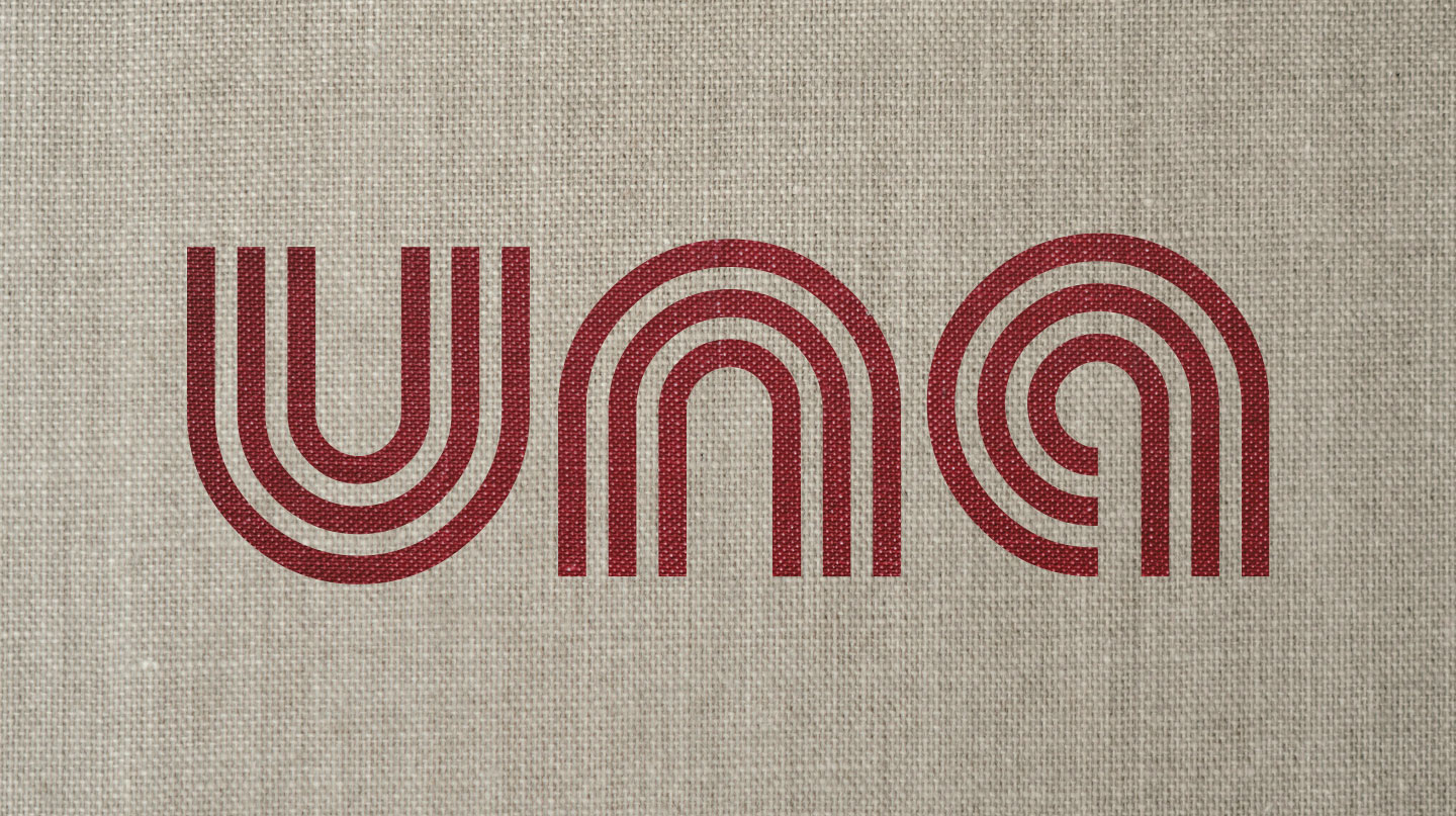 Hotel Una logo design - Fabric Logo - Toop Studio