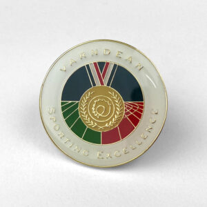 School Badges - Sporting Excellence showing a gold medal - Toop Studio