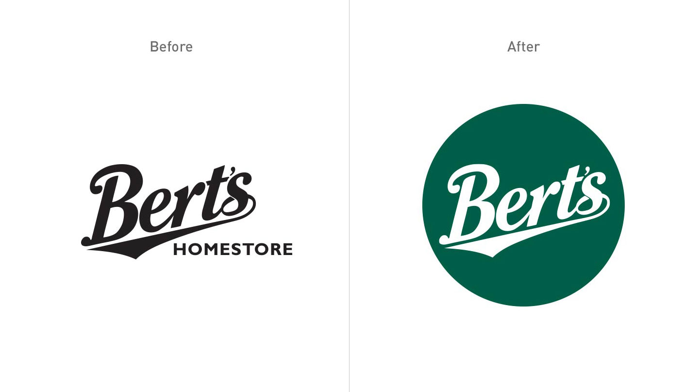 Brighton Logo Design - Berts Logo Evolution - Toop Studio Blog