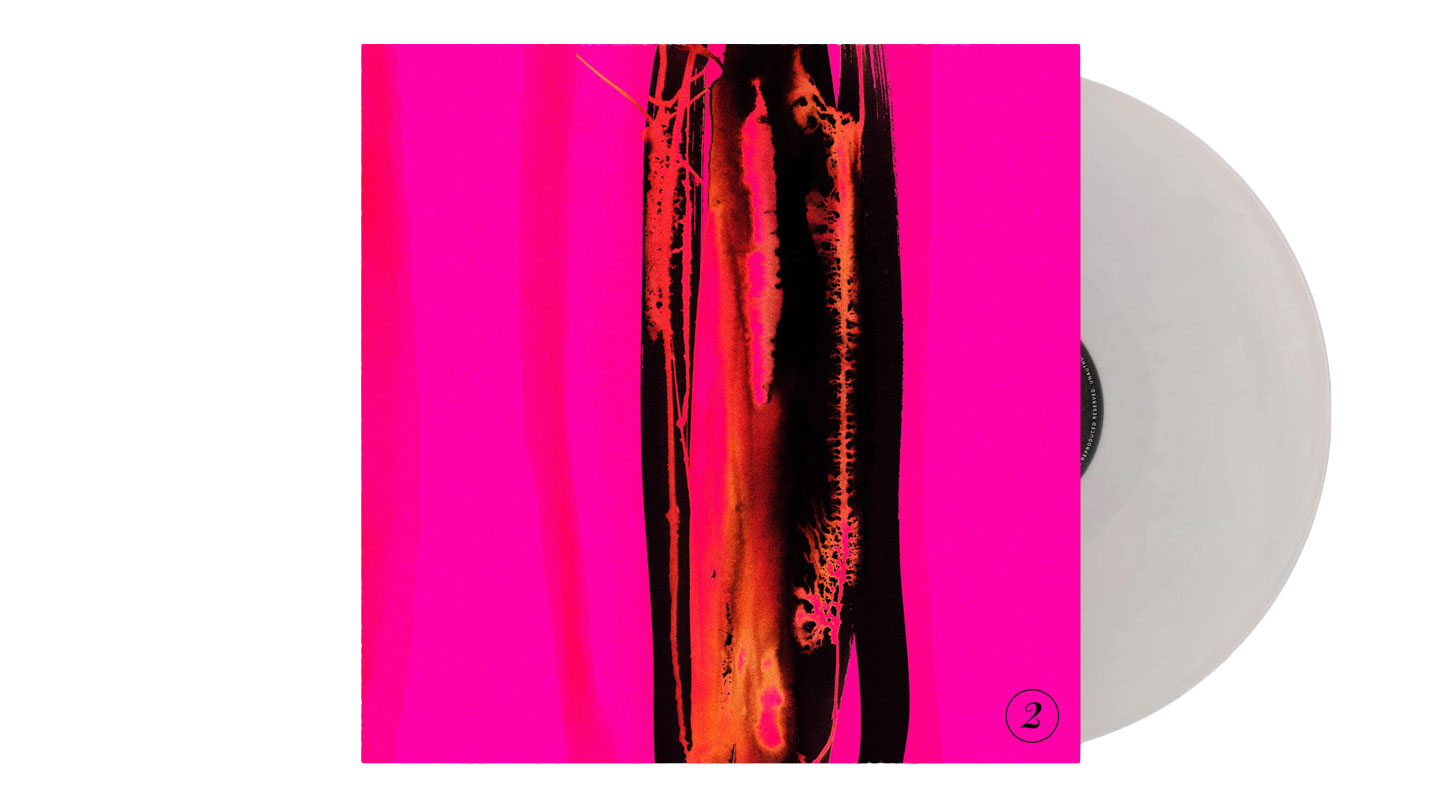 Plastic Fantastic - Album Vol 2 Inner Sleeve with abstract hot pink and bleached paint - Shadric Toop