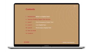 Tournay Godfrey - Engineering Presentation - Contents Page Design - Toop Studio