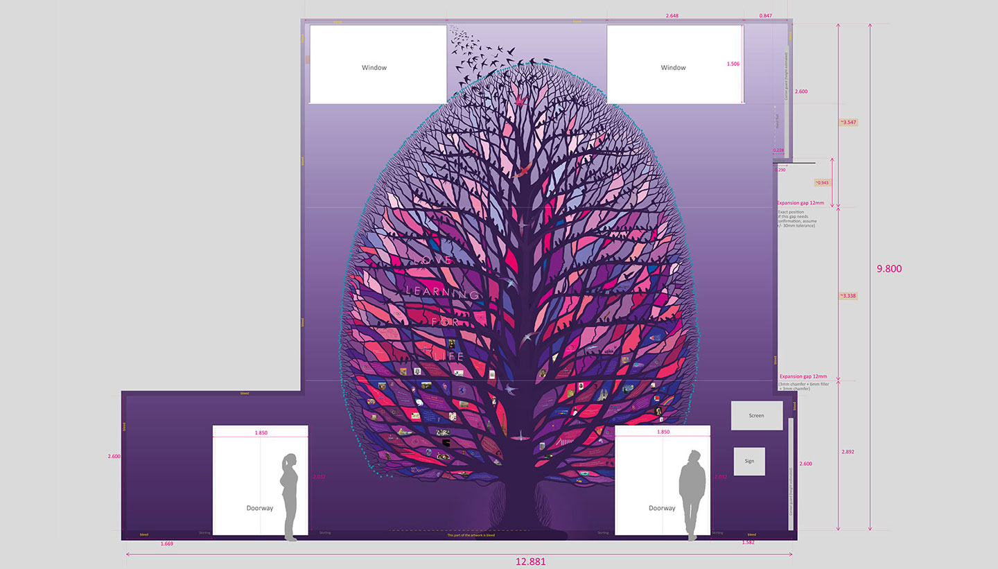 Mural Concept design Toop Studio